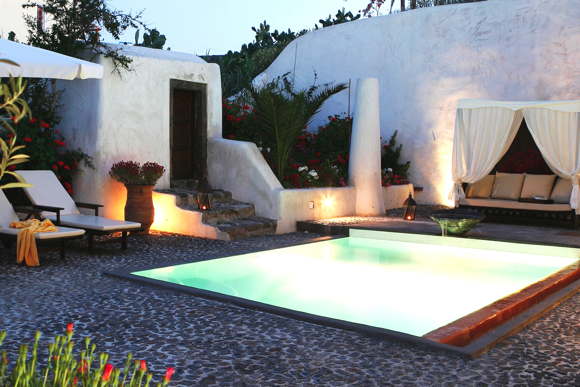 rental villa-holiday villa with pool-holiday rental-vacation villa in Greece-Cyclades-Santorini-Megalochori