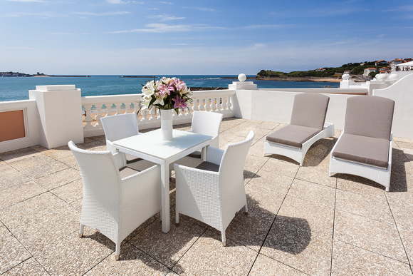 Luxury hotel with spa directly at Atlantic beach Saint Jean Luz, Aquitaine France
