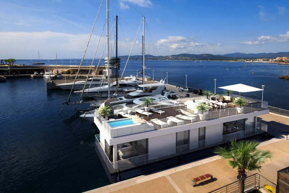 Floating Penthouse-exklusive houseboat-Côte d'Azur-St. Raphael