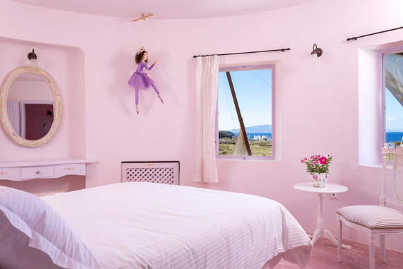 self catering villa-holiday windmill-with pool-vacation villa in Greece-Cyclades-Santorini