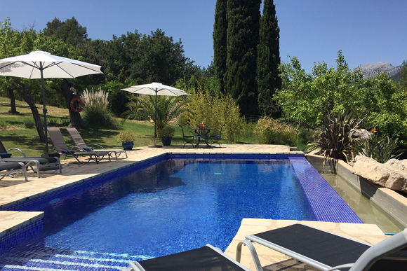 Finca holidays with pool and large garden in Majorca Spain 