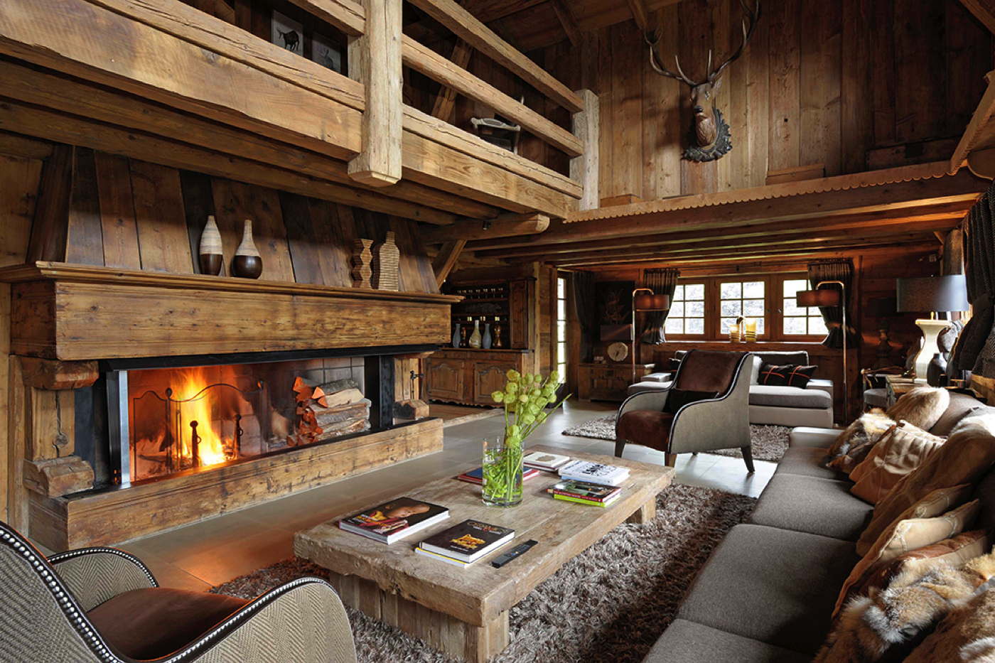 Luxury ski chalet with service in the French Alps in Megeve