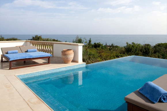 Luxury holiday rental - hotel villa with pool by the sea Paphos Cyprus