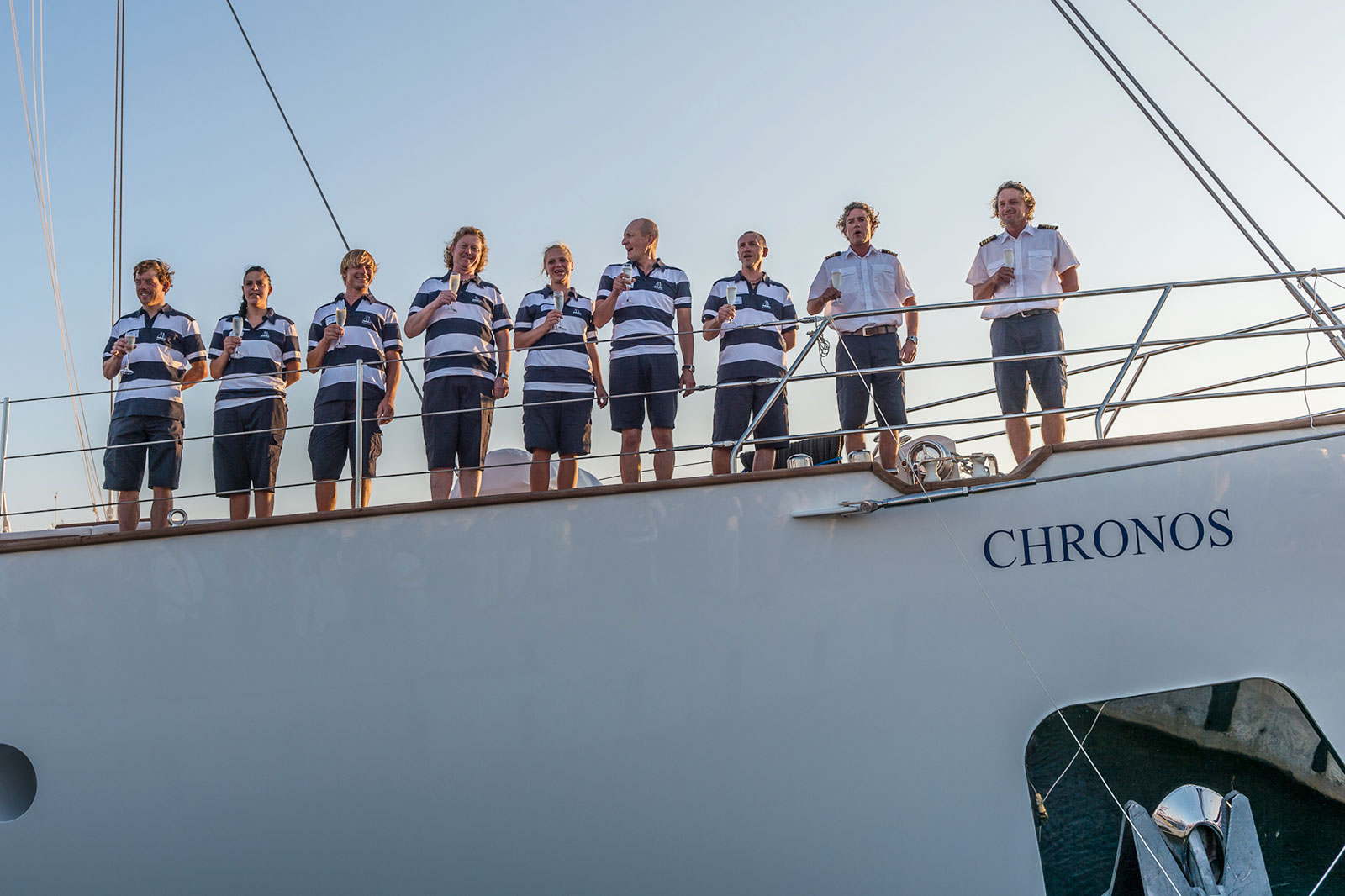Sailing in a relaxed and sportive way on SY Chronos, SY Kairos and SY Rhea