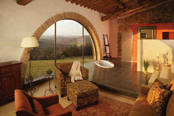 Noble Tuscan Villa Casole with private pool and hotel facilities Tuscany Italy