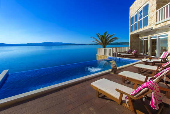 Luxury villa by the sea with private beach, pool and service, Dalmatia, Croatia