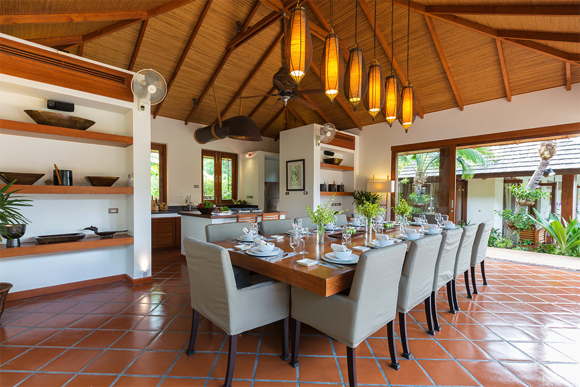 Luxury villa directly at the beach with pool and chef Thailand Koh Samui