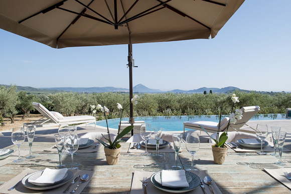 Design villa with pool-Vacation villa in Greece-Peloponnese-Gialova