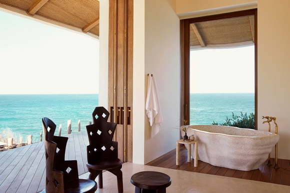 Luxury resort-private bungalows-own beach-pool-Mozambique-Benguerra Island