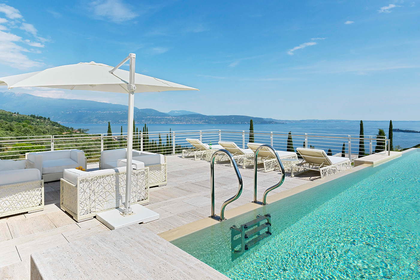 Luxury Architect Villa-Richard Meier-Pool-Spa-Hotel Service-Eden Reserve-Lake Garda-Italy