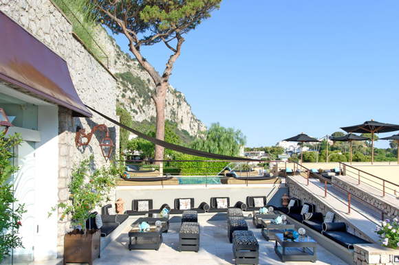 5 star luxury hotel with Spa-heated pool-fine dining restaurant-seaviews-Italy-Campania-Capri