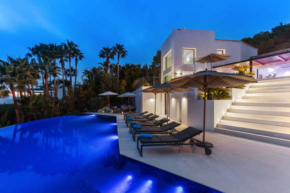 Luxury villa / design villa with pool and sea view Spain-Balearic Islands-Ibiza-JesusLandhaus in Spain-Ibiza-