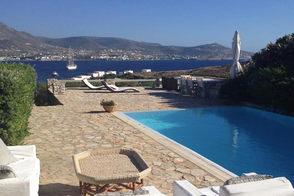 Holiday house Spiti Hera with pool and sea view in Paros Greece 