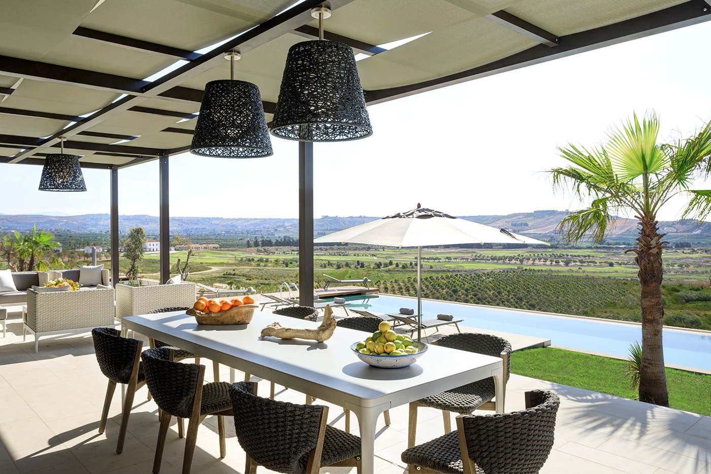 Luxury villas-pool-hotel villas-access to  Verdura Resort-Sciacca-Sicily-Italy