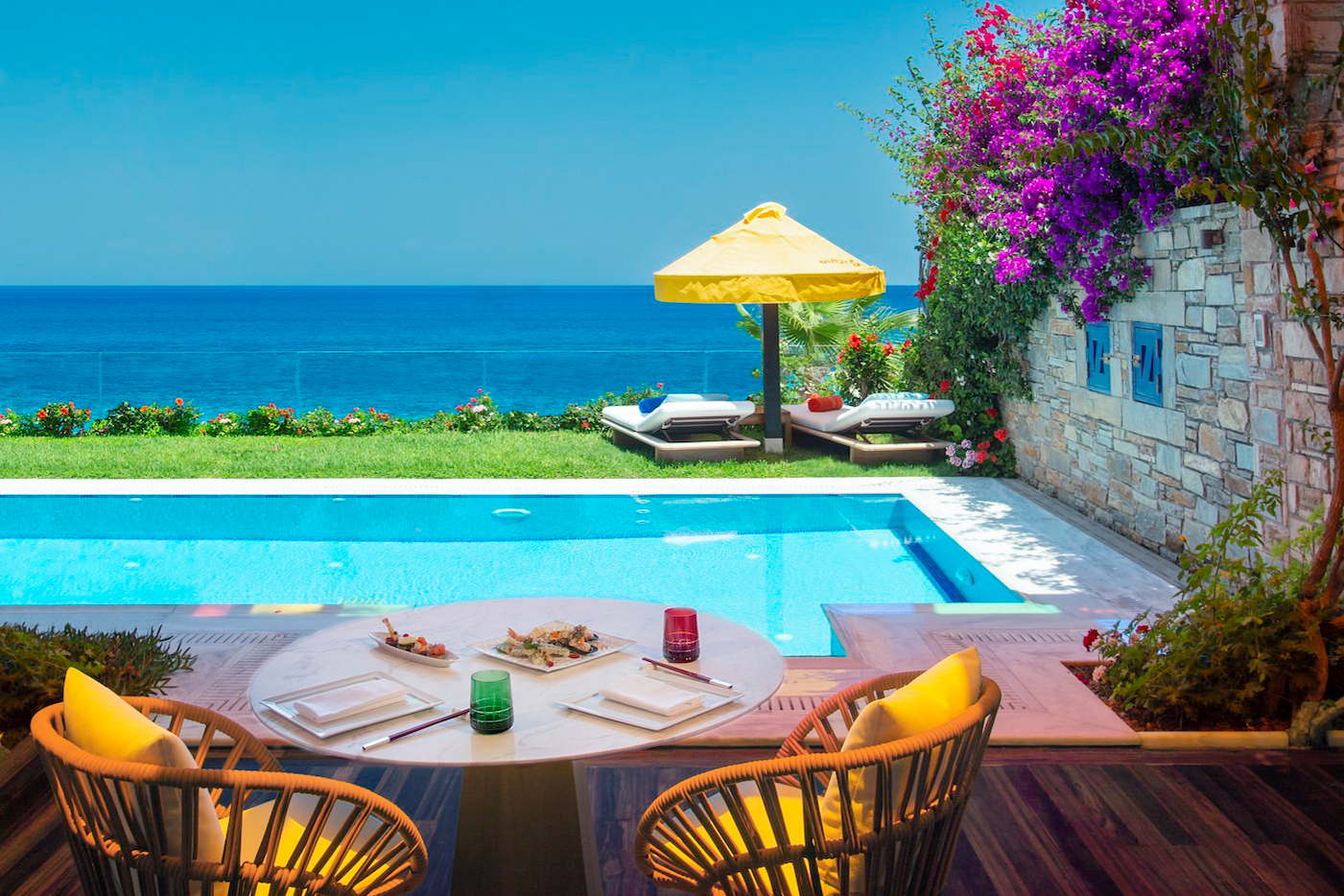 Luxury beach villa-pool-award wining villa resort-Greece-Zakynthos