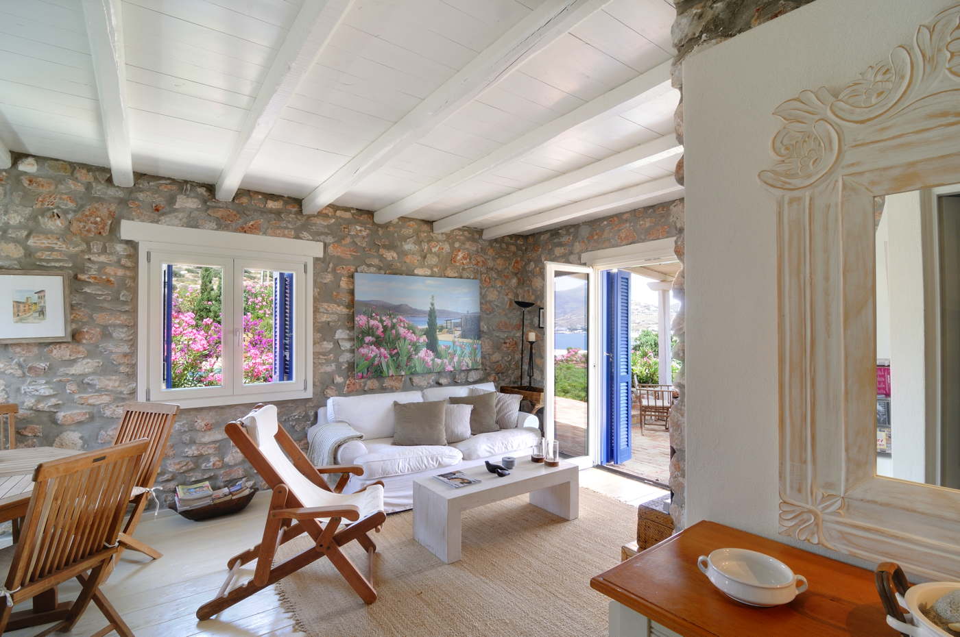 rental home-beachfront house with pool-Greece-Cyclades-Paros