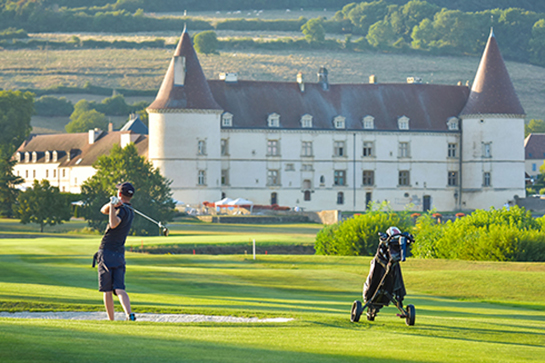 Golfspieler in Frankreich