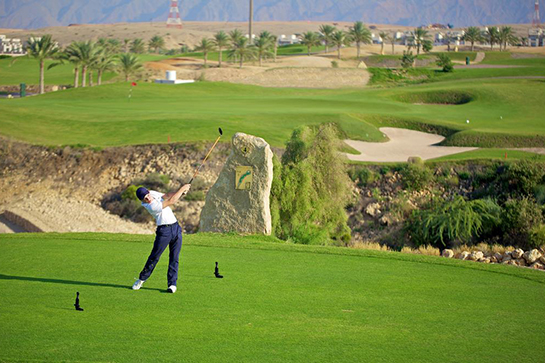 Golfen im Oman Grand Hyatt