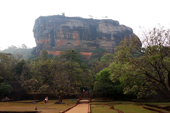 Sigiriya Sri Lanka Frescos UNESCO Weltkulturerbe